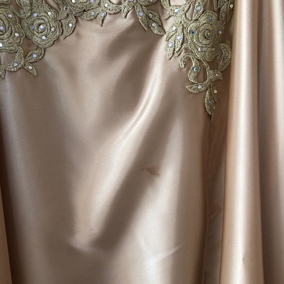 Jovani Gold and Embellished Prom or Evening Gown - Picture 6 of 8